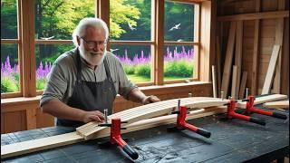 An Extremely Stylish Design// 70-Year-Old Man Build a New Coffee Table Inspired by Sailboats