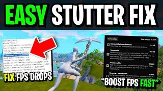 How To Fix FPS Drops Fortnite PC *UPDATED*  (BOOST FPS & Fix Stutter)