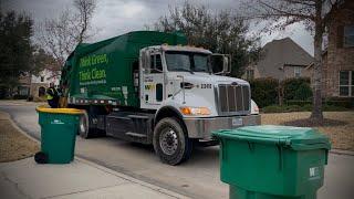 Various garbage trucks trailer