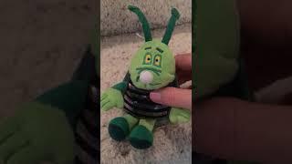 Silly Slammers Mini Plush Toy STING Green Bug Talking Glowing Nose #60