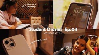 Student Diaries Ep 04: Finally got an internship, unboxing new phone and hectic exam week.