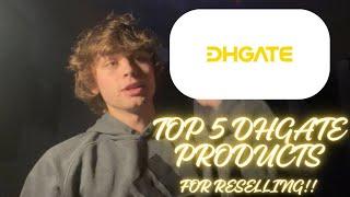 *BEST TOP* 5 RESELLING PRODUCTS ON DHGATE  | FREE VENDORS (CREED, PRADA, DENIM TEAR)