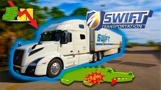 My Experience With Swift Transportation | BROKERS LYING | Cheap Load Rates | FL 2 GA OTR VOLVO VNL