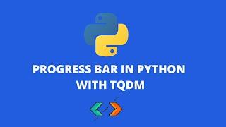  How to easily create a progress bar in Python using tqdm