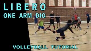 How To ONE ARM DIG - Volleyball Tutorial