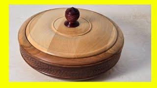 Turn a Lidded Candy Bowl from a couple of Boards!