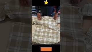 Складываем красиво футболки и рубашки