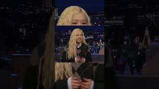 ROSiE talks about her childhood dream of becoming a singer #trend #aron #chia #jimmyfallon #viral