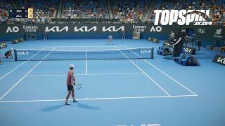 Top Spin 2K25 - Jannik Sinner Vs Carlos Alcaraz I Australian Open I Legend Difficulty (PS5)