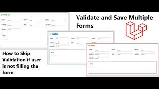 Laravel Tip | Validate and Save Multiple Form in Laravel | How to Validate Multiple Forms in Laravel