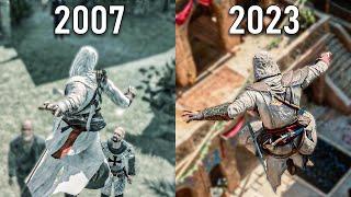 Evolution of Air Assassination in Assassin's Creed Games (2007 - 2023)