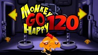 Игра "Счастливая Обезьянка 120" (Monkey GO Happy 120) - прохождение