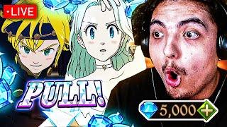 5000 GEM SUMMONS DUO ELIZABETH & MELIODAS FESTIVAL! CAN WE GET THEM 6/6?! COME BRING ME THE LUCK!!!