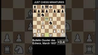 Bulletin Ouvrier des Echecs. Blackburne's checkmate #chess