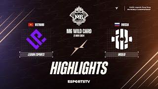 Legion Esports vs Insilio HIGHLIGHTS M6 World Championship Wild Card Stage | INS vs LGE ESPORTSTV