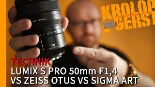 Schon wieder "DAS SCHÄRFSTE" Objektiv? Lumix S PRO 50mm VS Otus & Sigma | Krolop&Gerst