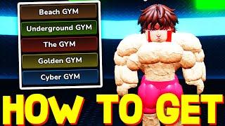 HOW TO UNLOCK NEW GYMS in GYM LEAGUE! ROBLOX