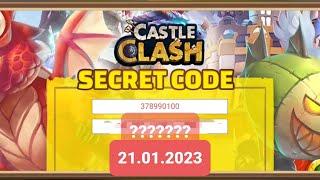 Секретный код на халяву Битва Замков Castle Clash secret code