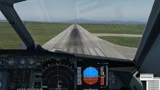 XPlane 11 | FFA320 | Landing at RPMR, RNAV RWY35