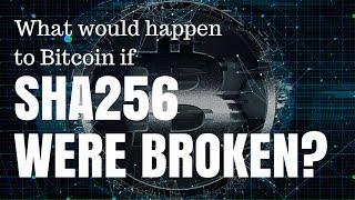 What would happen to Bitcoin if SHA256 were broken?