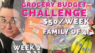 FRUGAL GROCERY BUDGET CHALLENGE HAUL | $200/Month Family of 4