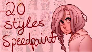 20 Styles Challenge [SPEEDPAINT]