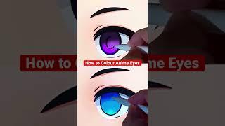 How to Colour Anime Eyes  Draw Chibi Digital Art with Procreate #drawing #animeart #digitalart