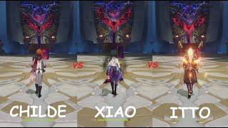 Who is BEST F2P DPS ? Childe vs Xiao vs Itto!!