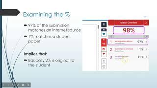 Turnitin Understanding the % Score Case 1