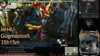 MH4U Any% / Gogmazios% Speedrun by Deathstarke (35h15m IGT)