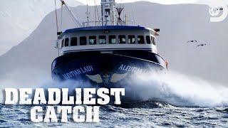 The Aleutian Lady's Terrifying Hatch Leak | Deadliest Catch | Discovery