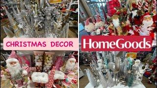 HOMEGOODS *NEW FINDS* CHRISTMAS DECORATIONS | SHOP WITH ME 2024