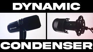 DYNAMIC vs CONDENSER Microphone | Which Should You Choose? 2024