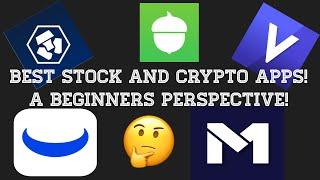 BEST APPS FOR CRYPTO AND STOCKS A NEWBIE PERSPECTIVE.