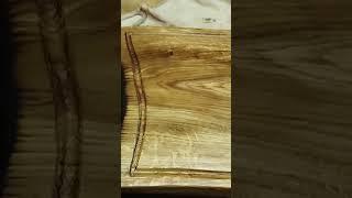 Разделочная доска из дуба #wood #woodworking #сделайсам #diy #своимируками #handmade