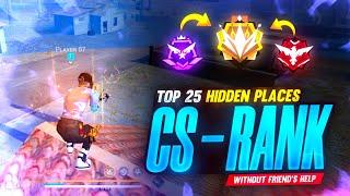 BEST HIDDEN PLACES IN CLASH SQUAD IN FREE FIRE | CS RANK PUSH TIPS AND TRICKS | Player 07