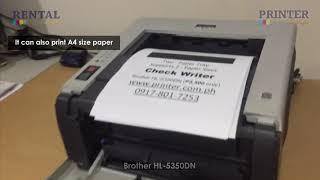 Brother HL-5350DN with Smart Check Writer