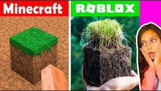 МАЙНКРАФТ ПРОТИВ РОБЛОКСА  ВЫБИРАЙ ЧТО КРУЧЕ? MINECRAFT VS ROBLOX ! Не Засмейся ЧЕЛЛЕНДЖ Валеришка