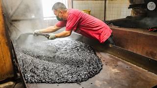 AMAZING Process of Making Traditional Coffee in Penang - Malaysia