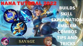 Nana Guide/Tutorial 2022 | Nana Best Build, Emblem, Tips and Tricks, Combos, GameplayMobile Legends