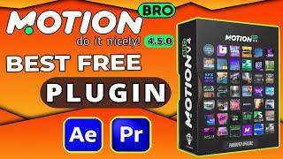 Motion Bro 4.5.0/Free Seamless Transitions For Premiere Pro/How to install plugin and preset pack