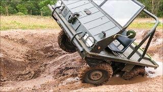 Pinzgauer vs L300 vs Haflinger vs Perentie at wombat holes Bylong Creek