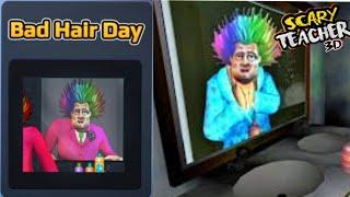 Scary Teacher 3D Bad Hair Day | Gameplay Walkthrough (iOS Android) | Memberi Pengeras Rambut