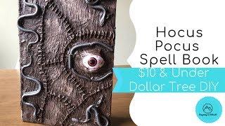 $10 & Under Dollar Tree DIY - Hocus Pocus Spell Book