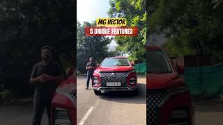 Hector Facelift - Top 5 Interesting Features! #MGHector #MG #SUV #shorts