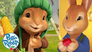 @OfficialPeterRabbit -  Peter's Veggie Adventures: Eat Your Vegetables Day!  | Cartoons for Kids