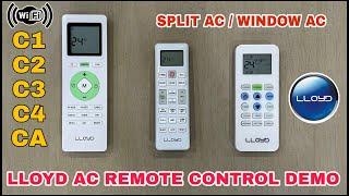 How To use Lloyd Ac Remote 2022 // Adjustable Ac / Expendable Ac / Window Ac // Complete Setup