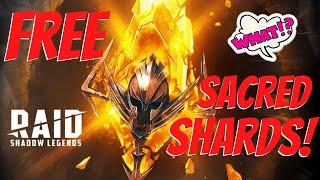 EVERY WAY TO GET FREE SACRED SHARDS in Raid: Shadow Legends