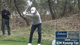 [Slow HD] KIM Kyung-Tae IRON golf swing (2)_European Tour