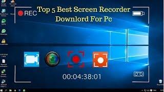 Top 5 Best Screen Recorder Softwears Downlord For Pc  ( SL Tech Side )